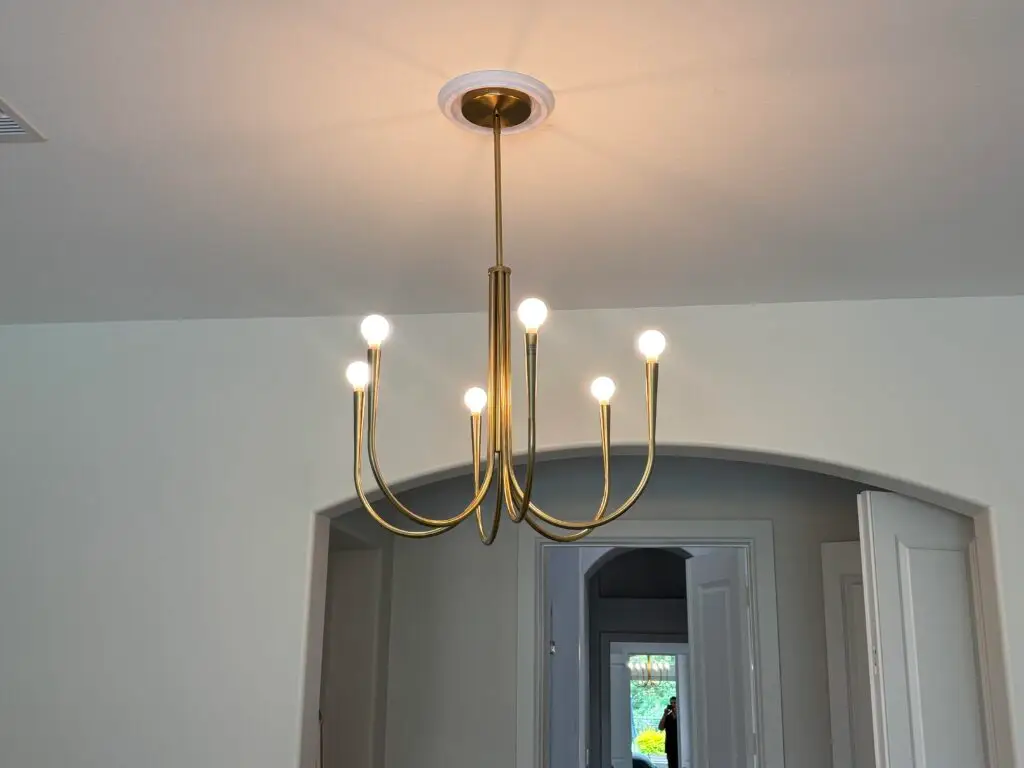 Chandelier Installation in Houston
