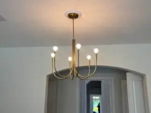 Chandelier Installation in Houston