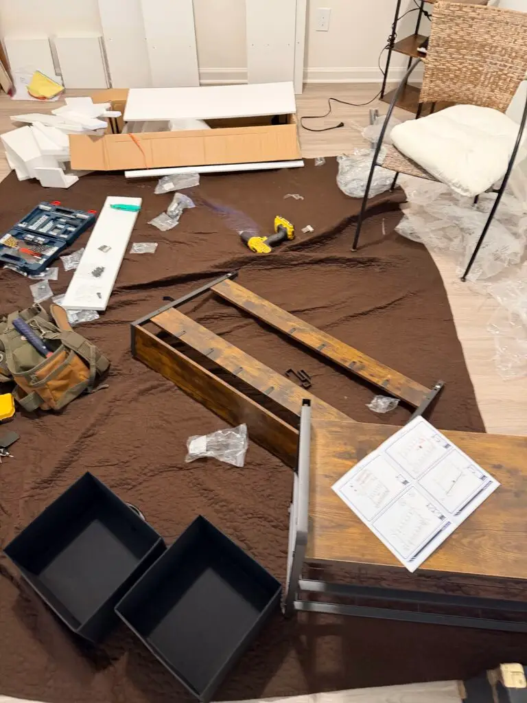 Furniture Assembly Service in Katy — cube organizer assembly