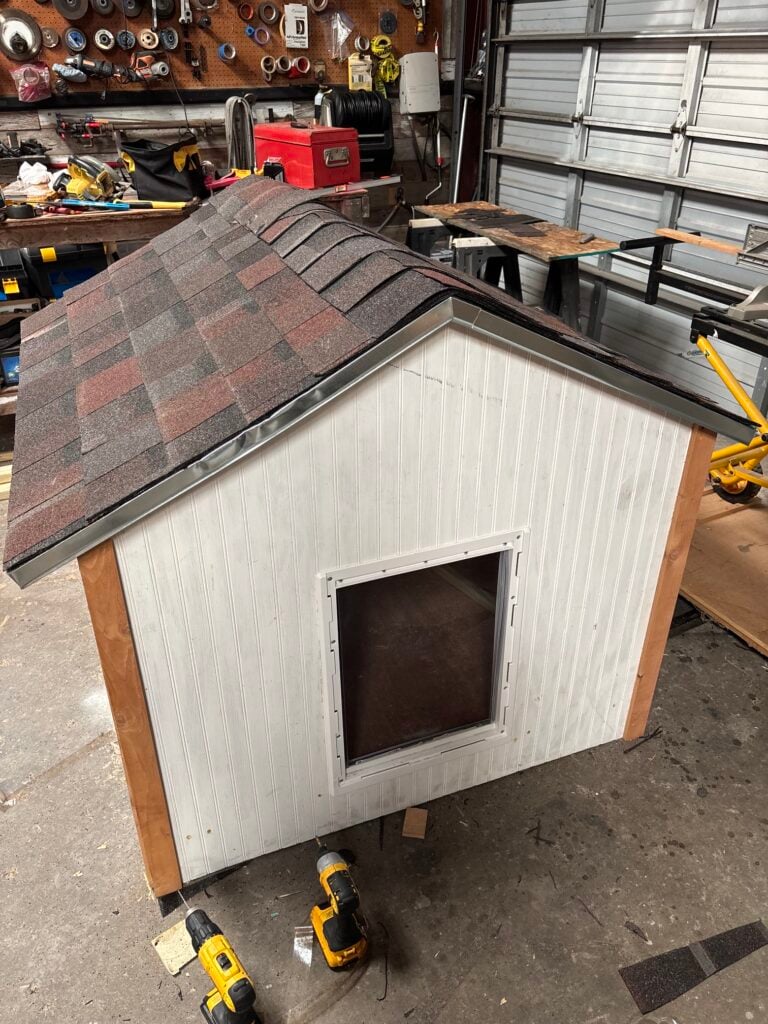 Custom Dog House with Air Conditioning Project in Sugar Land — sugar land handyman