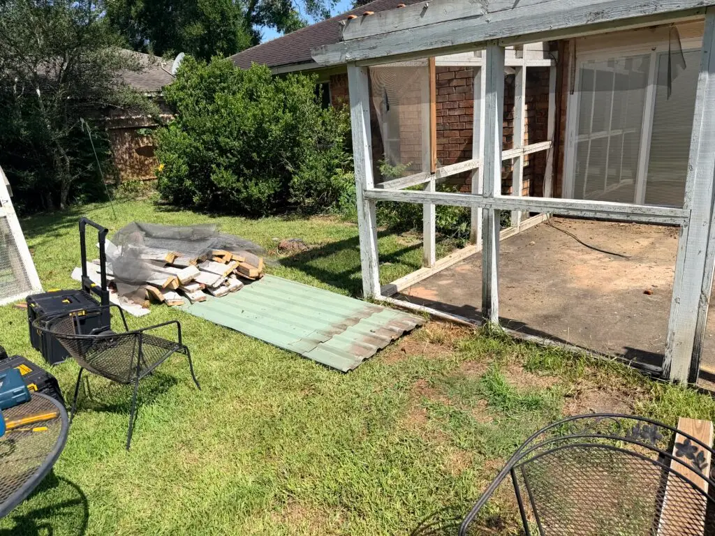 Porch Demolition in Sugar Land — roof repair preparation