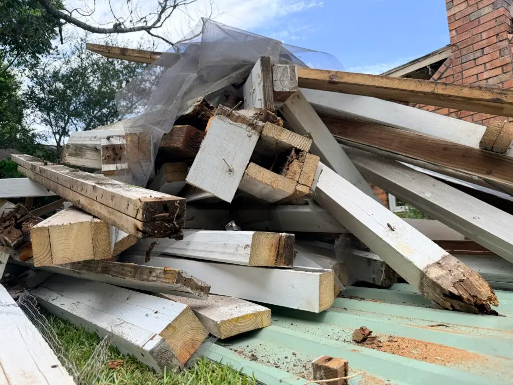 Porch Demolition in Sugar Land — First Colony