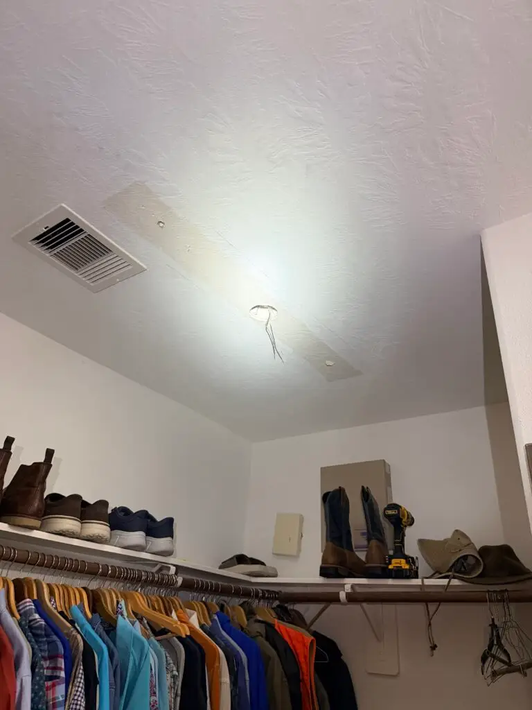 LED Light Fixture Installation in Richmond — closet light replacement